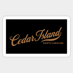 Cedar Island, NC Beachgoing Vacations Sticker